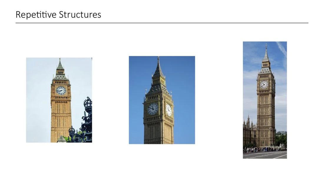 Big Ben from different sides looks the same