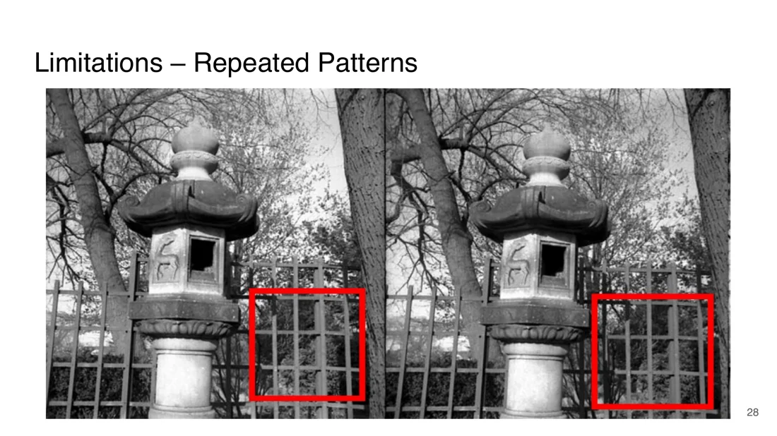 Repeated fence pattern